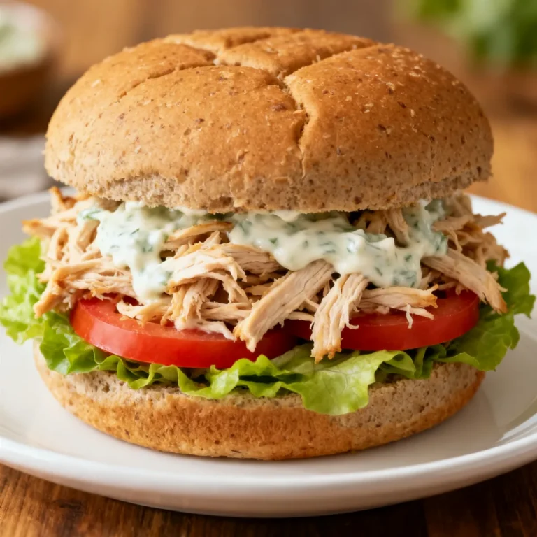 Easy Crock Pot Ranch Chicken Sandwiches for Busy Weeknights
