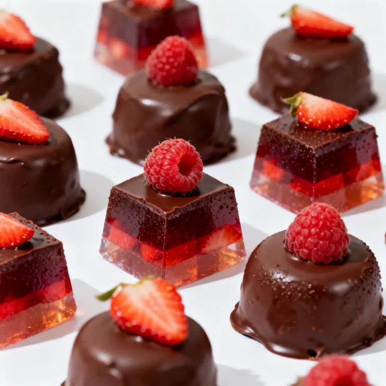 Ultimate Chocolate-Enrobed Berry Gelee Delights – Quick & Easy Recipe