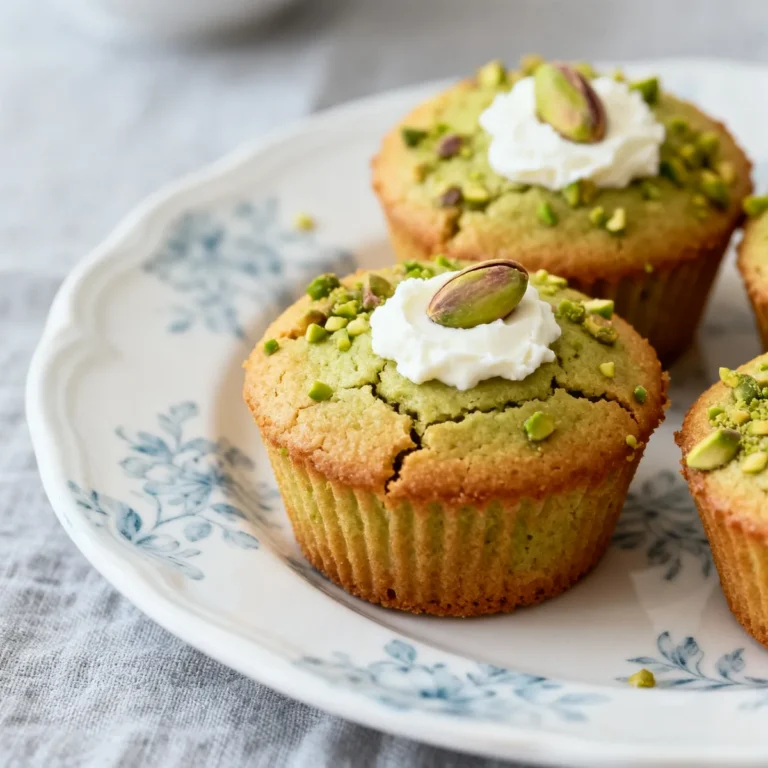 Delicious Homemade Pistachio Cupcakes – Perfect for Any Occasion