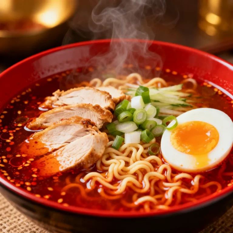 Spicy Chicken Ramen Bowl – Easy Weeknight Dinner