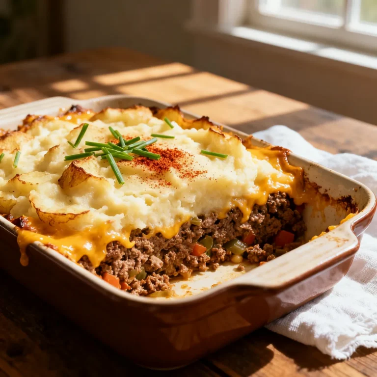 Ultimate Loaded Mashed Potato Meatloaf Casserole – Family Favorite