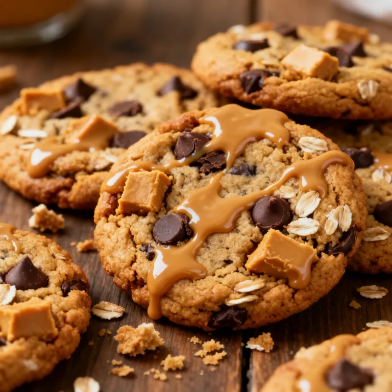 Easy Peanut Butter Oatmeal Monster Cookies Recipe