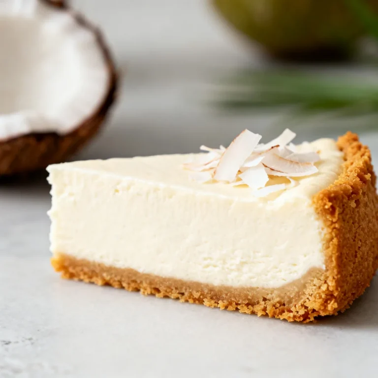 Best Creamy Coconut Cheesecake – Easy Homemade Dessert