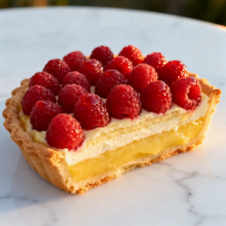 Best Lemon Raspberry Layered Pie – Easy Homemade Recipe
