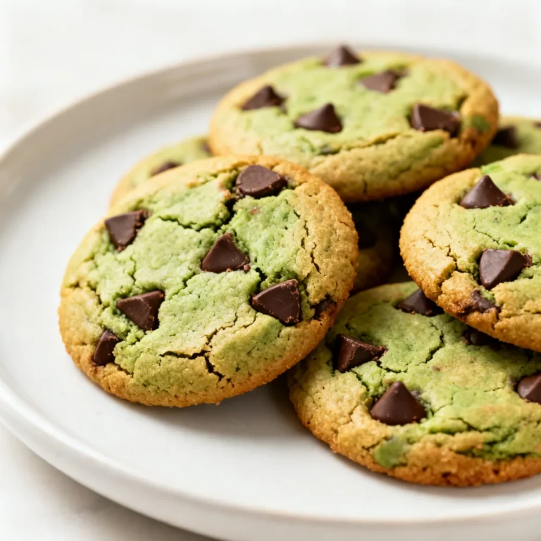 Easy Green Chocolate Chip Cookies – Soft & Chewy Recipe