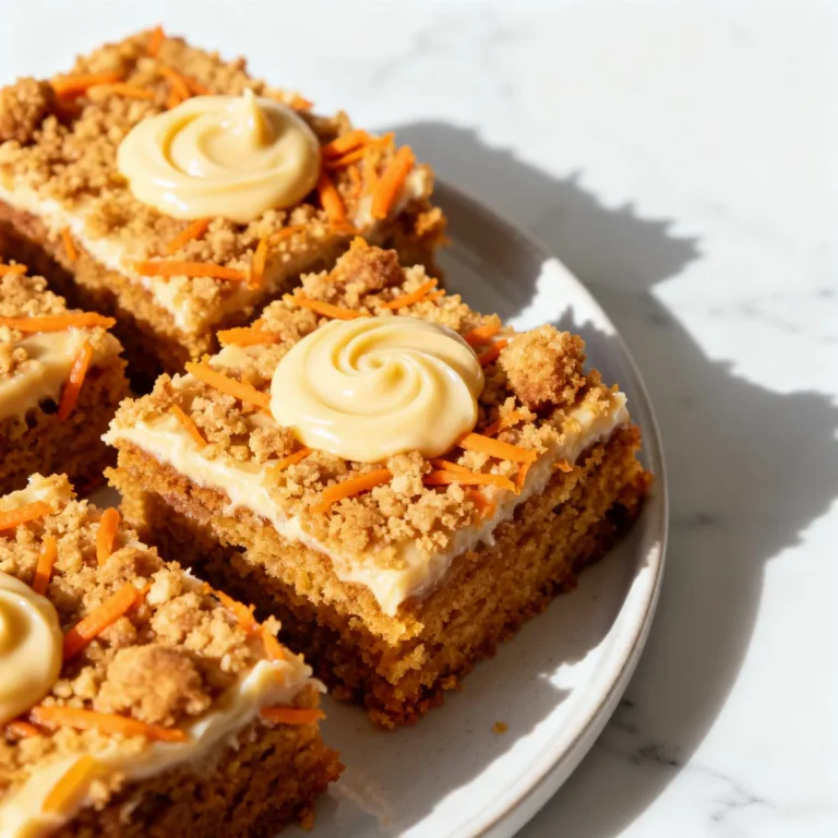 Best Carrot Cake Bars – Easy Homemade Recipe