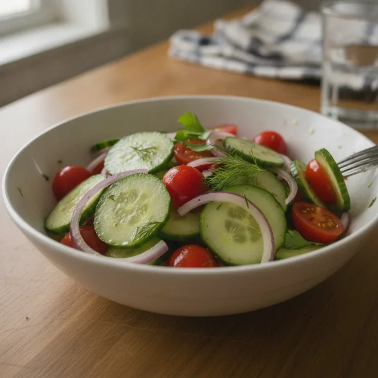 Best Marinated Cucumber Onion Tomato Salad