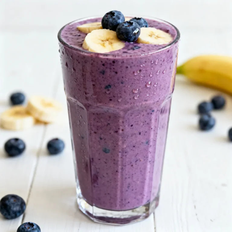 Best Banana-Blueberry Smoothie – Quick and Easy Recipe