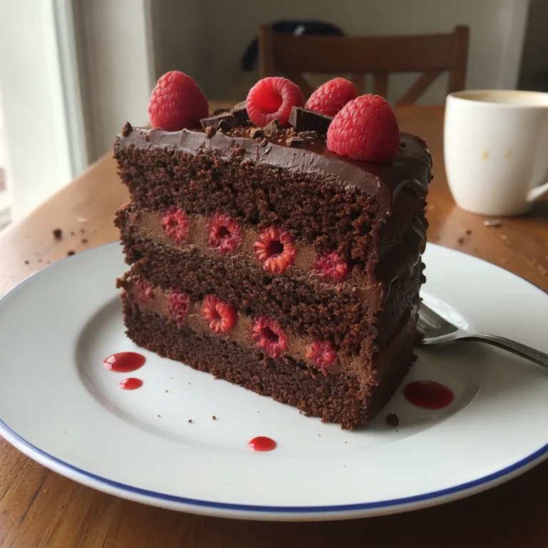 Ultimate Chocolate Raspberry Truffle Cake Recipe