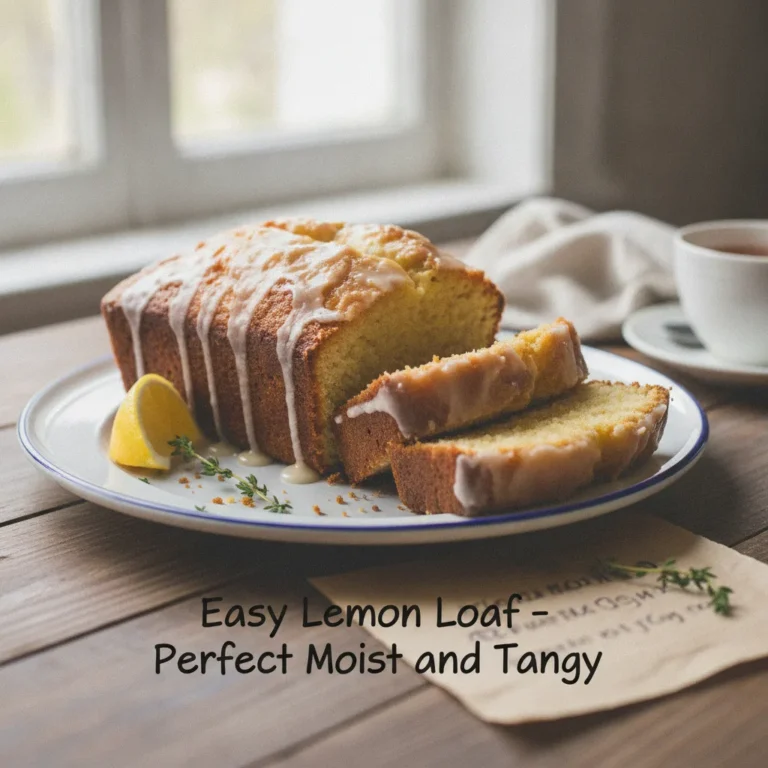 Easy Lemon Loaf – Perfect Moist and Tangy Recipe