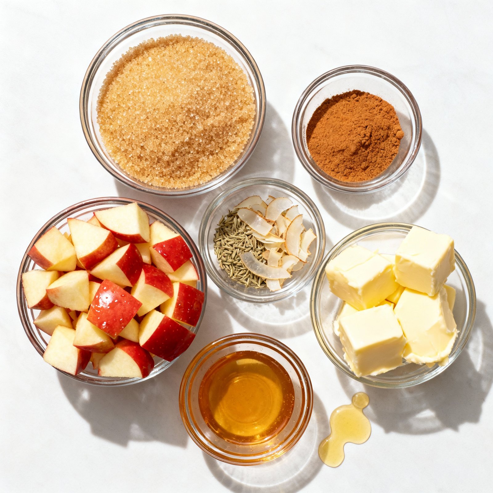 Baked Apple Pie Dip ingredients