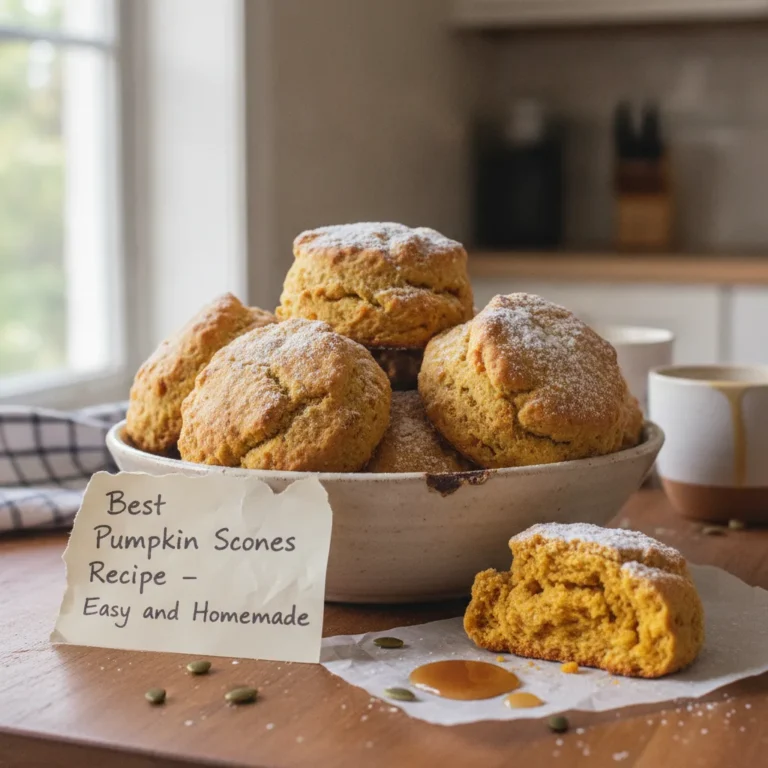 Best Pumpkin Scones Recipe – Easy and Homemade