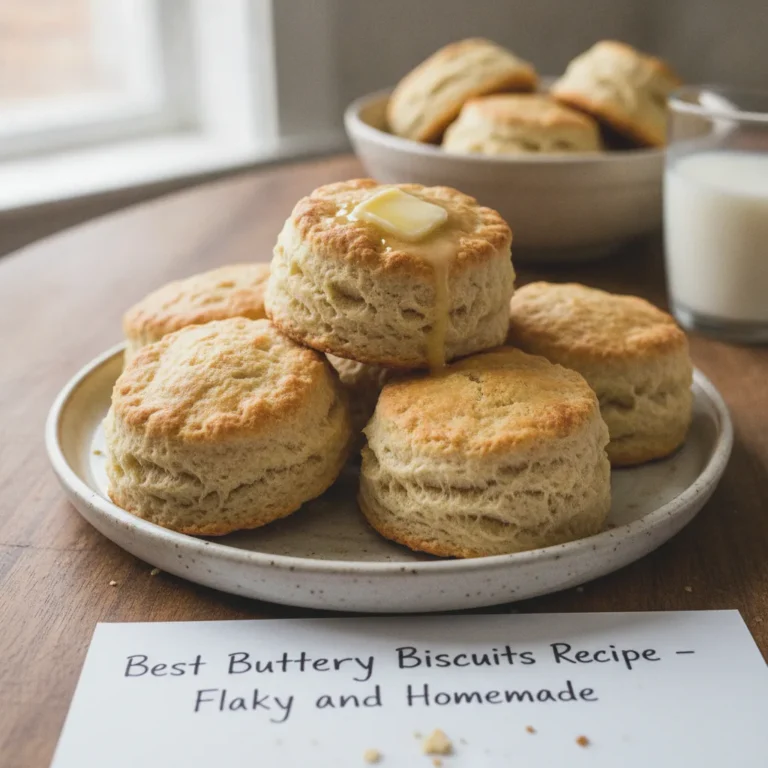Best Buttery Biscuits Recipe – Flaky and Homemade