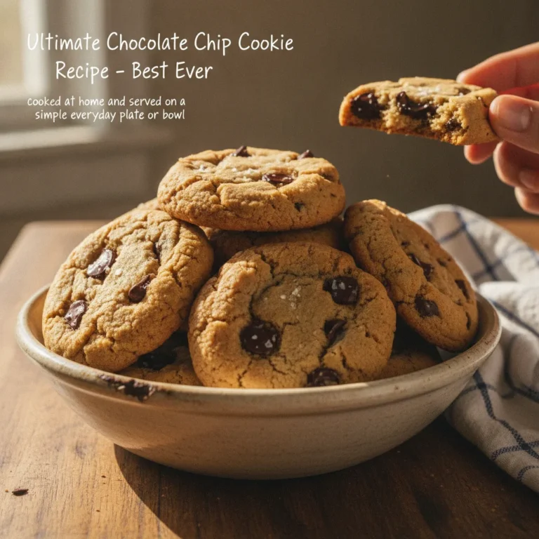 Ultimate Chocolate Chip Cookie Recipe – Best Ever