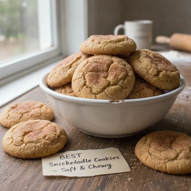 Best Snickerdoodle Cookies – Soft & Chewy Recipe