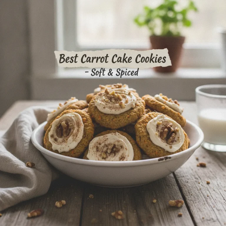 Best Carrot Cake Cookies – Soft & Spiced Recipe