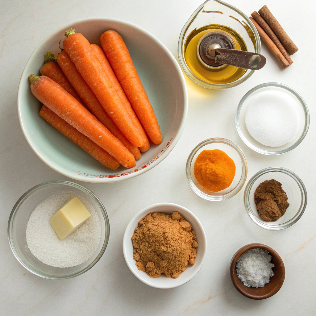 Brown Sugar Glazed Carrots ingredients