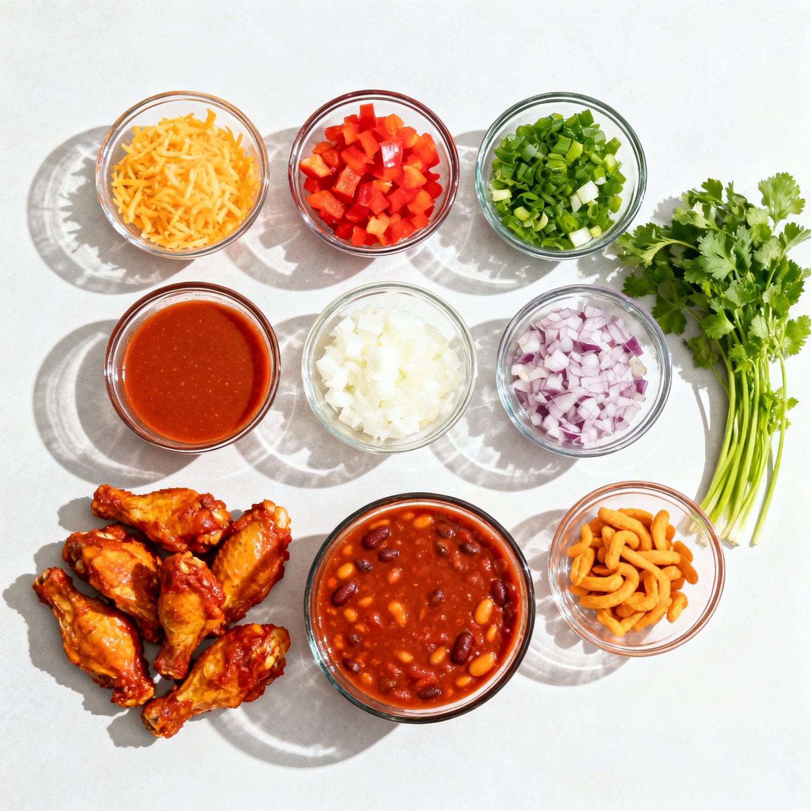 If you like buffalo wings then you are going to LOVE this chili ingredients