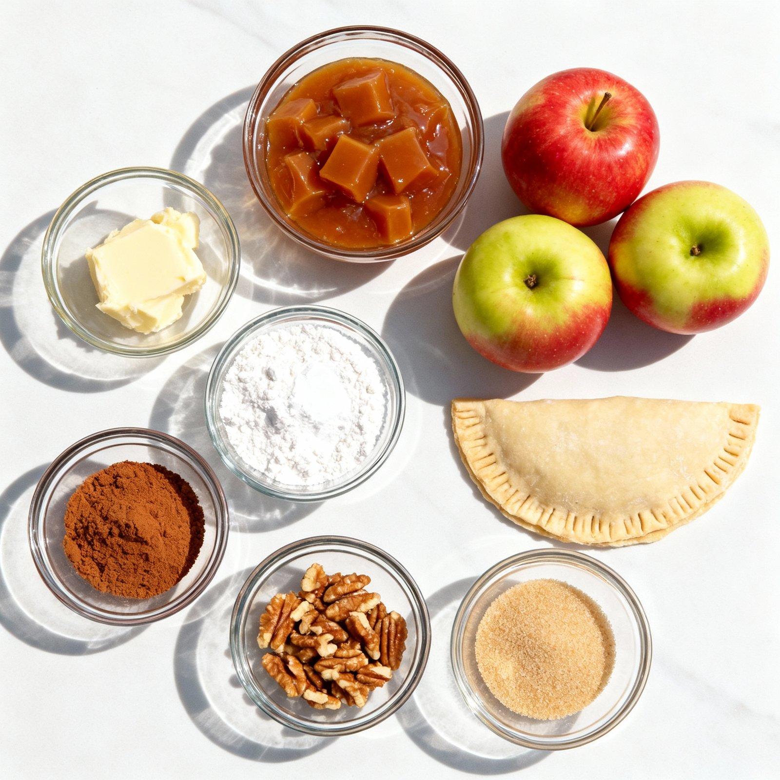 Perfect for an after-school snack or a quick dessert These Caramel Apple Hand Pies take less than 20 minutes to pull together and bake ingredients