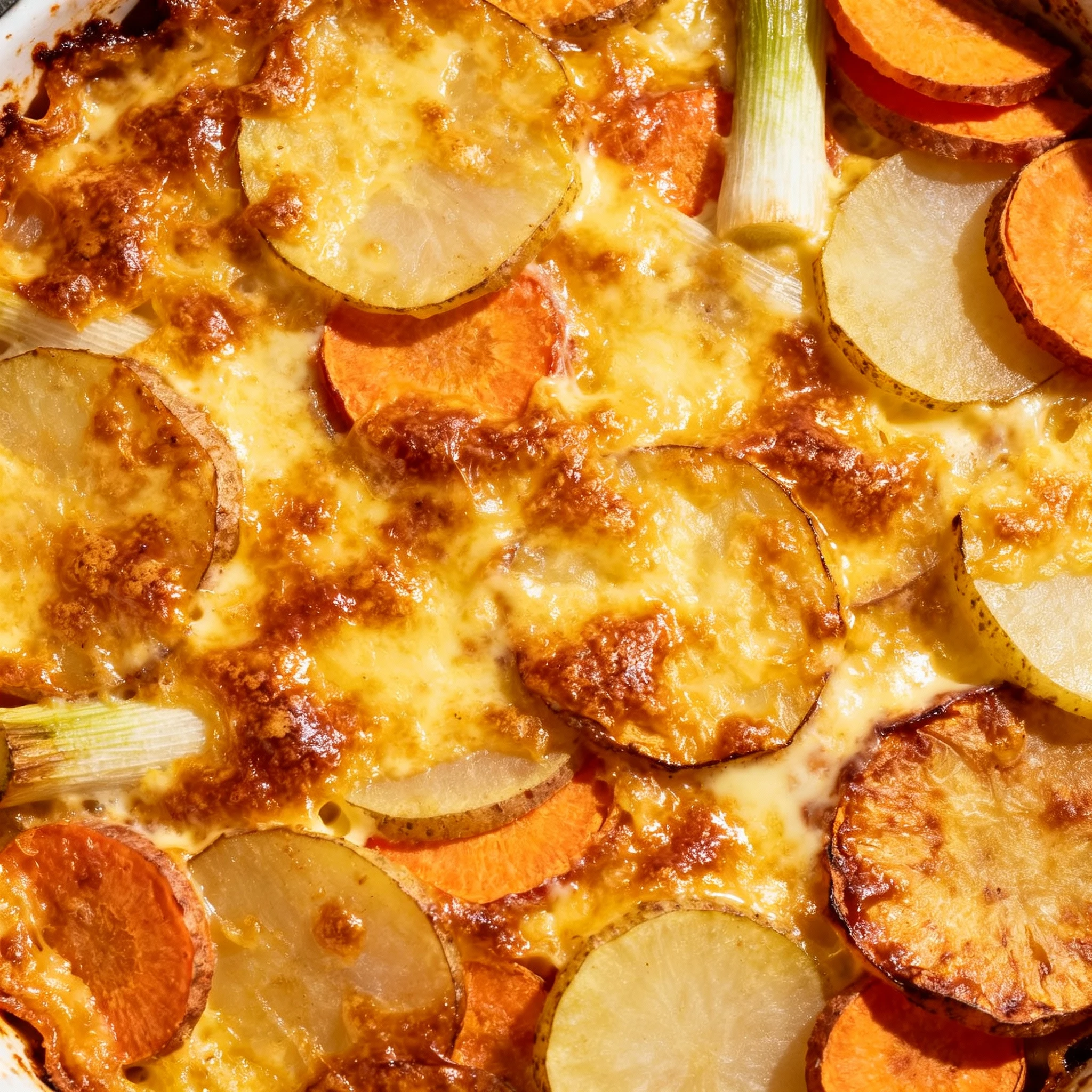 Cheesy Root Vegetable Gratin | Spoon Fork Bacon finished