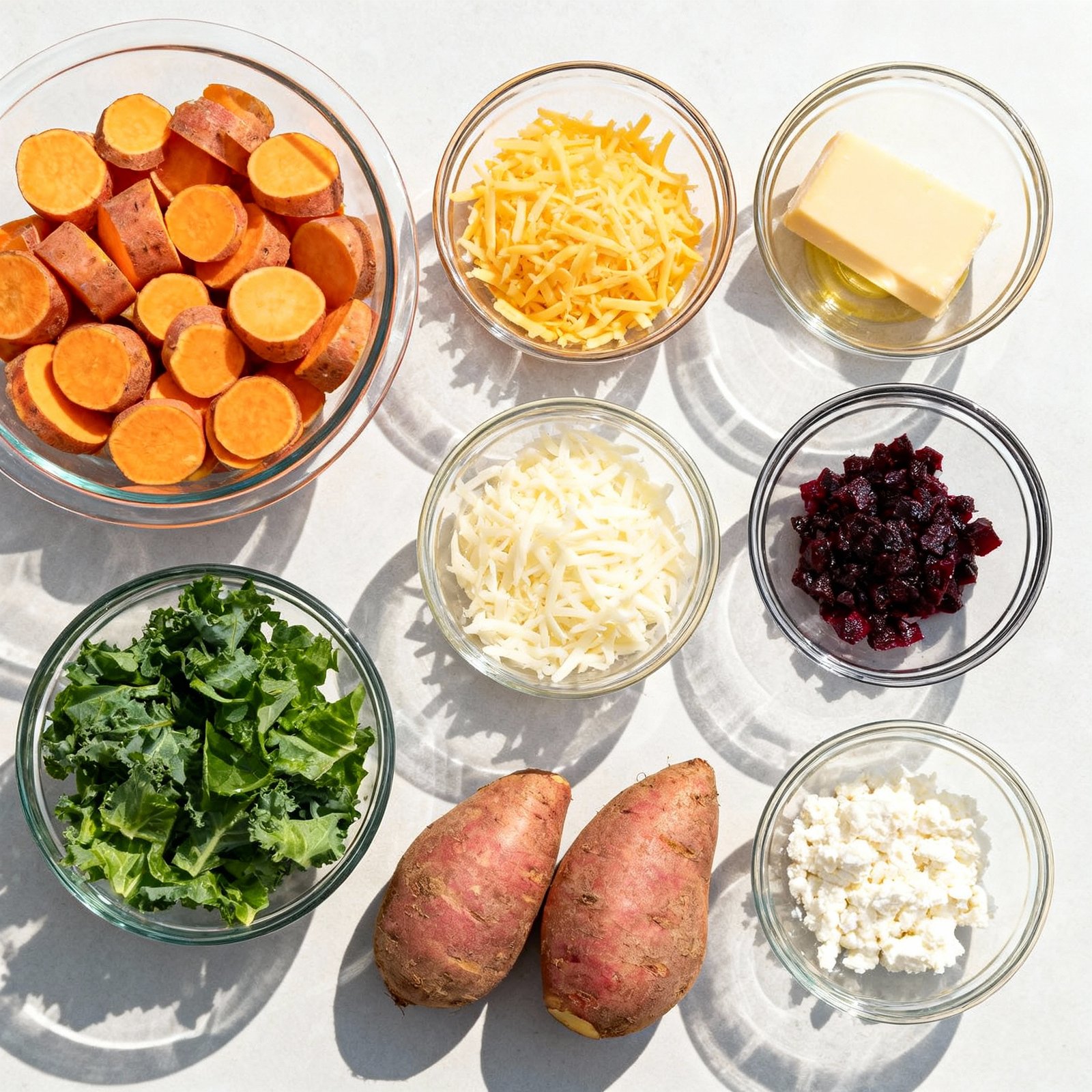 Cheesy Root Vegetable Gratin | Spoon Fork Bacon ingredients