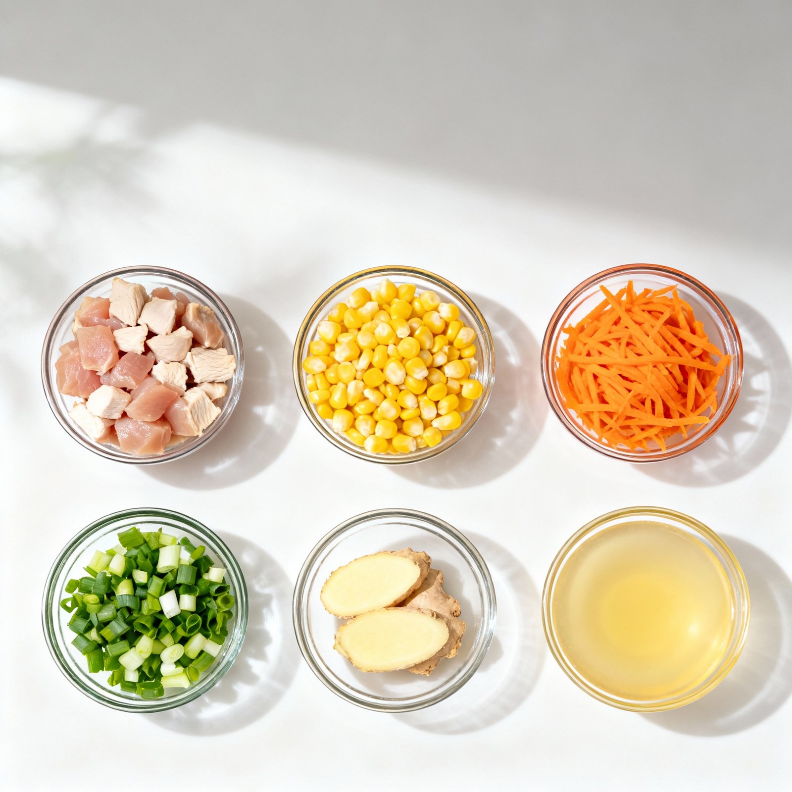 Chicken Corn Soup (Chinese Style) ingredients