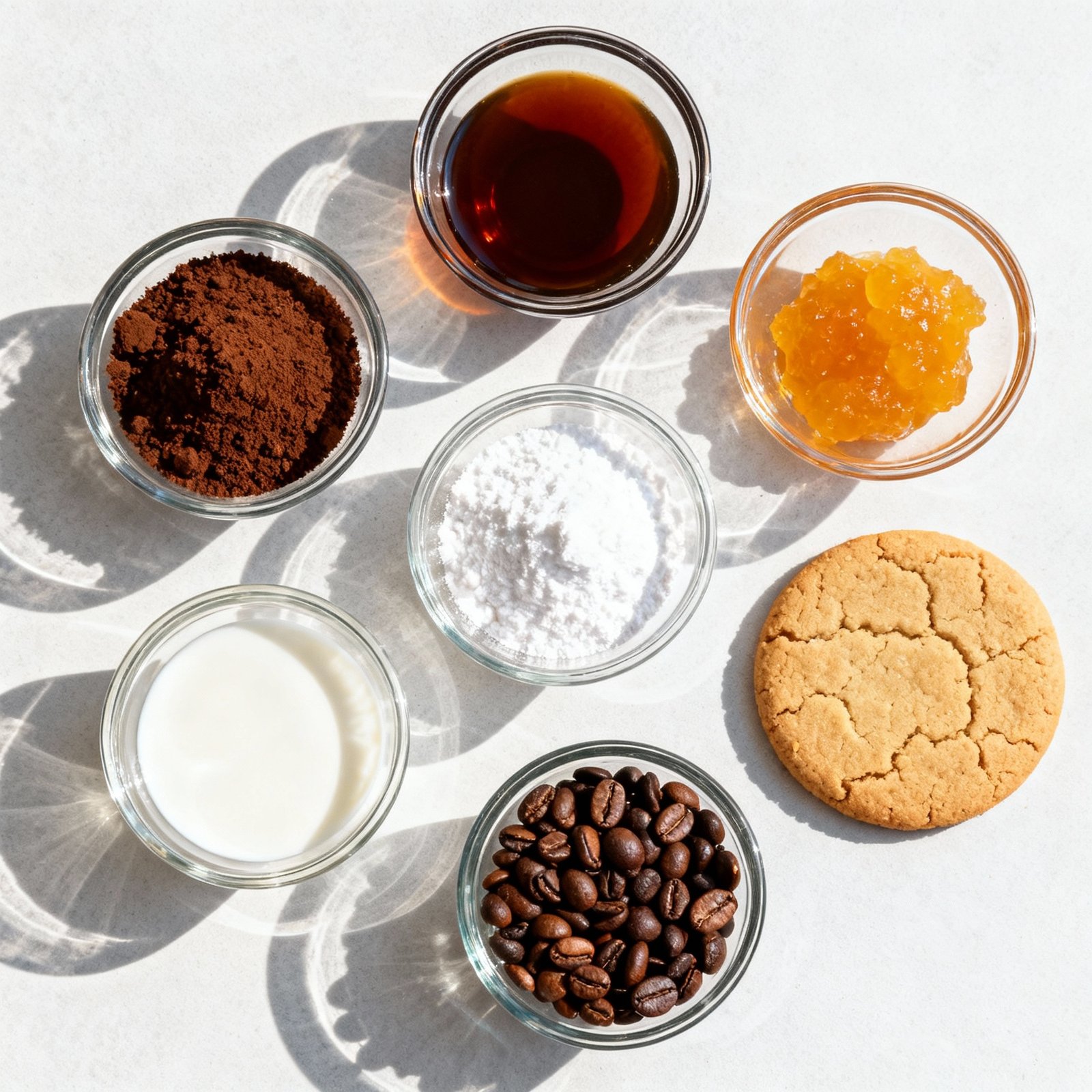 Coffee Sugar Cookies ingredients