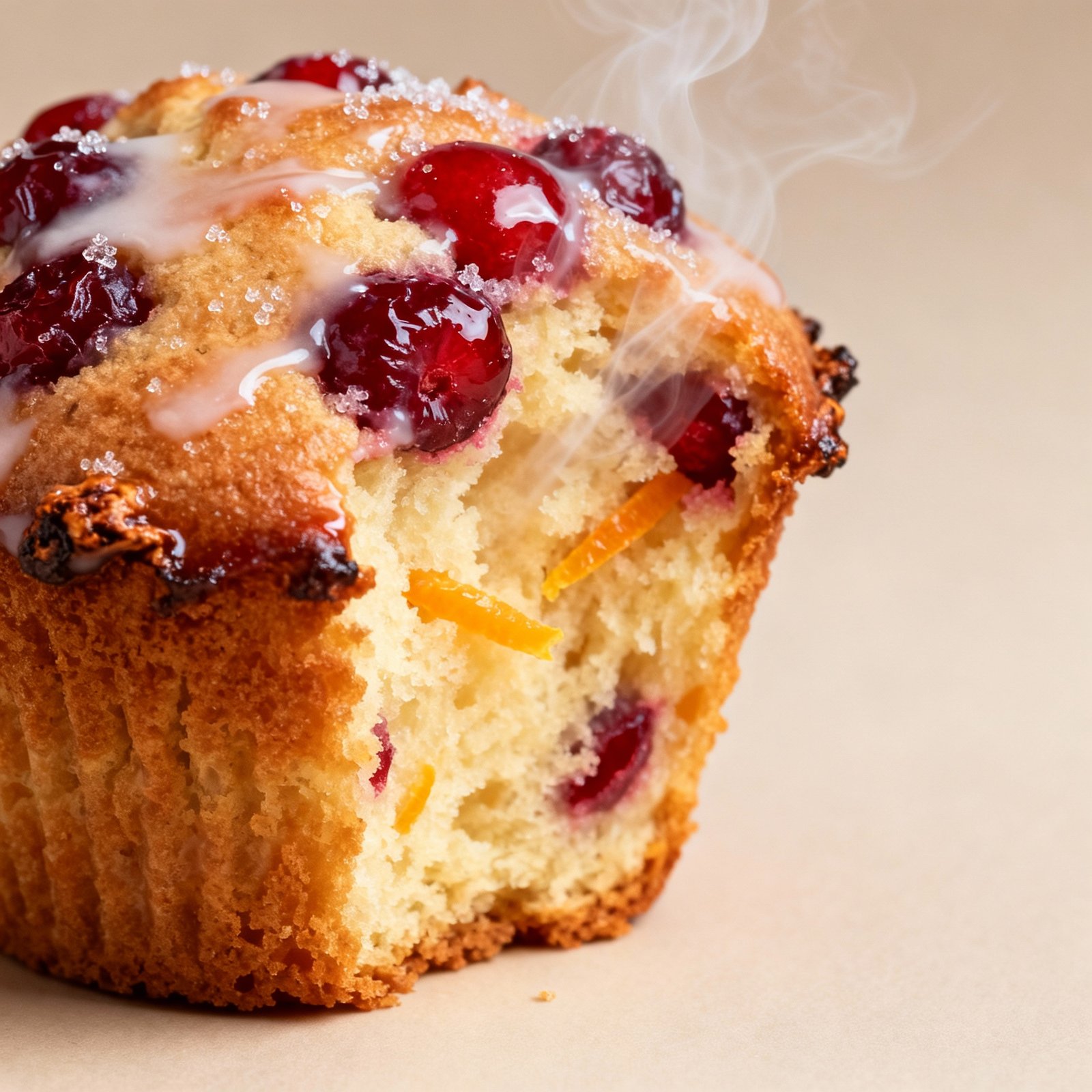 Cranberry Orange Muffins finished