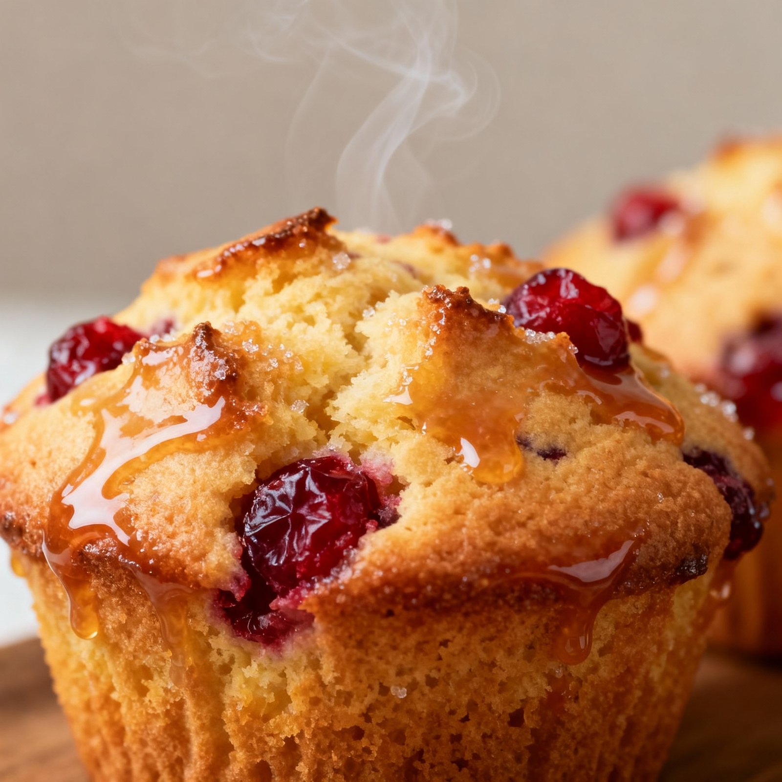 Cranberry Orange Muffins finished