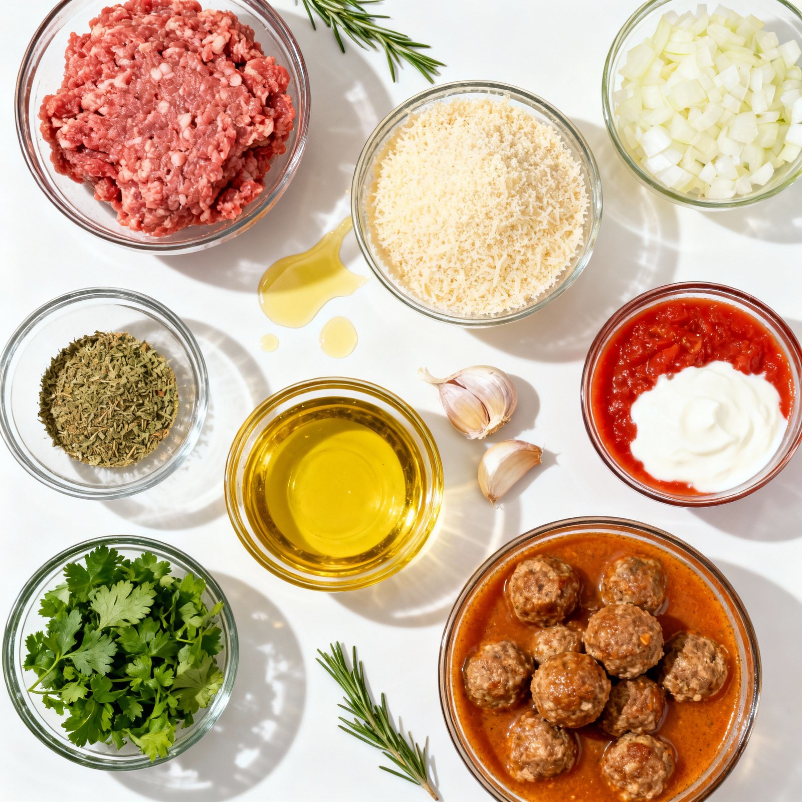 Creamy Italian Meatball Soup: Hearty Bowl of Comfort ingredients