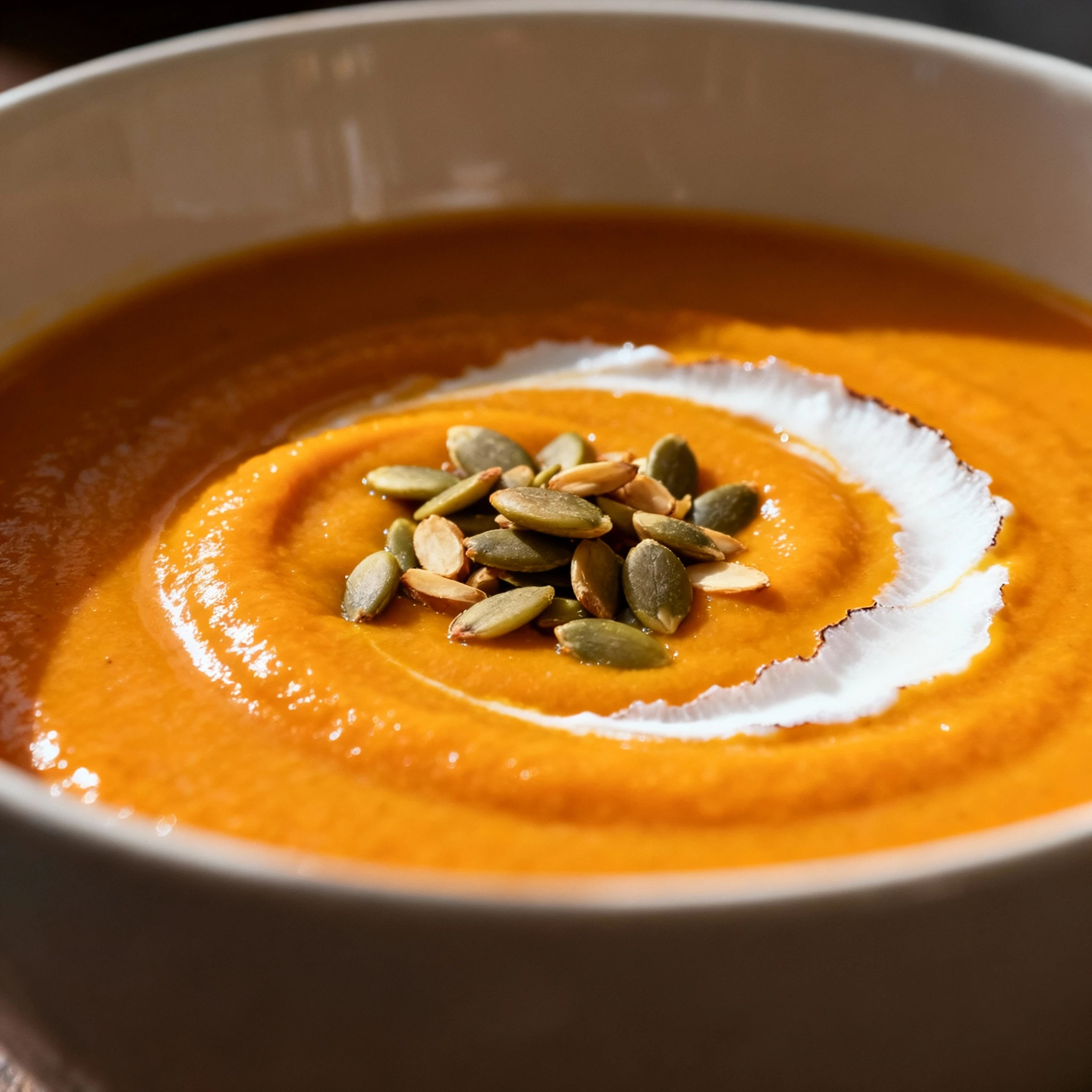 Fall Soup - Easy Pumpkin Soup Recipe finished