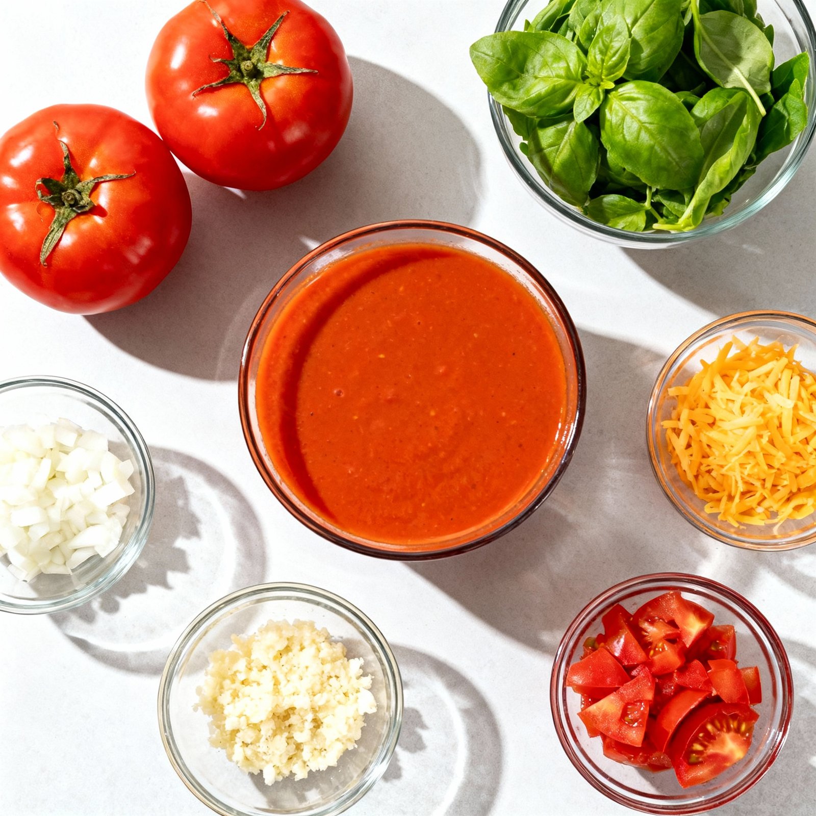 Easy Roasted Tomato Soup ingredients