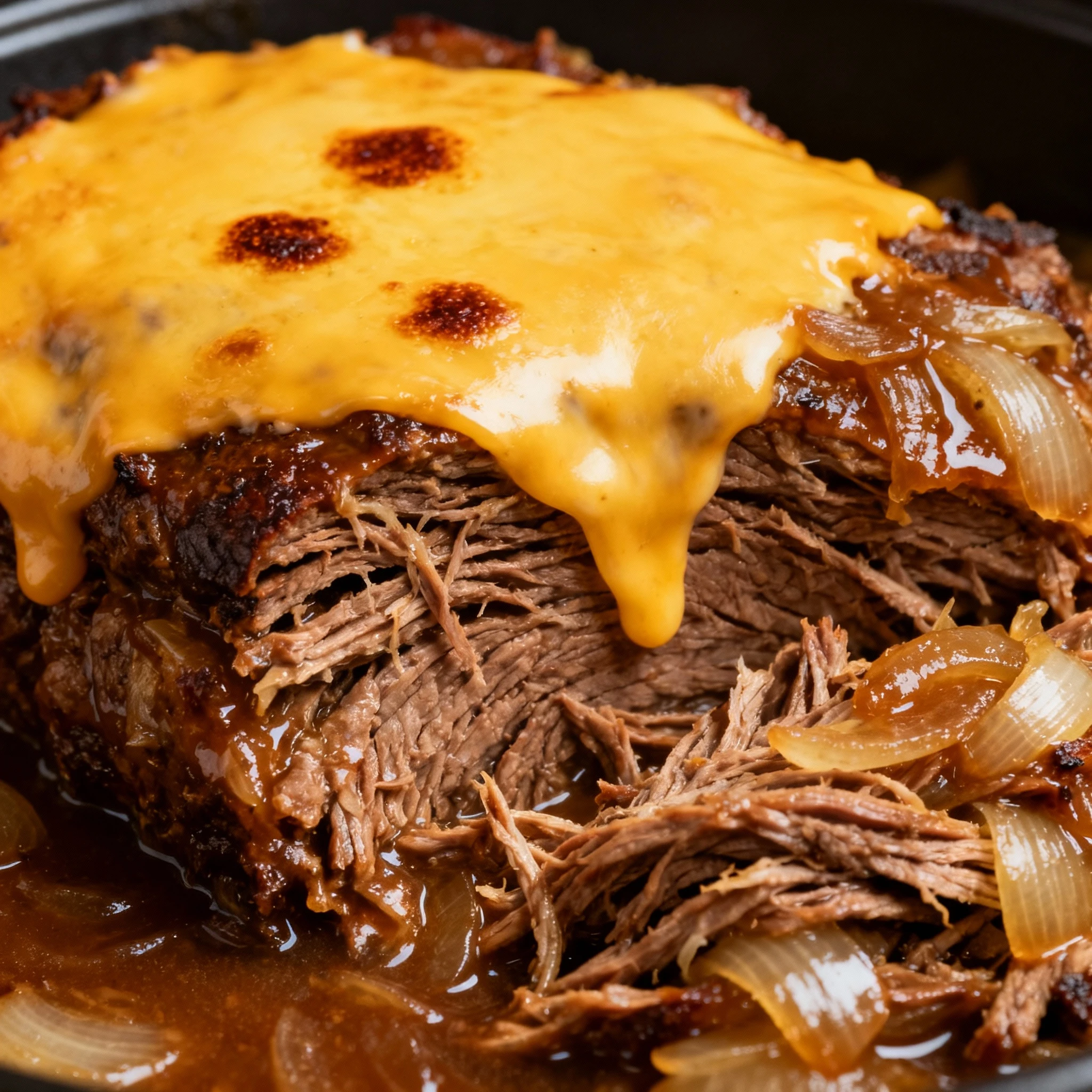 French Onion Pot Roast finished