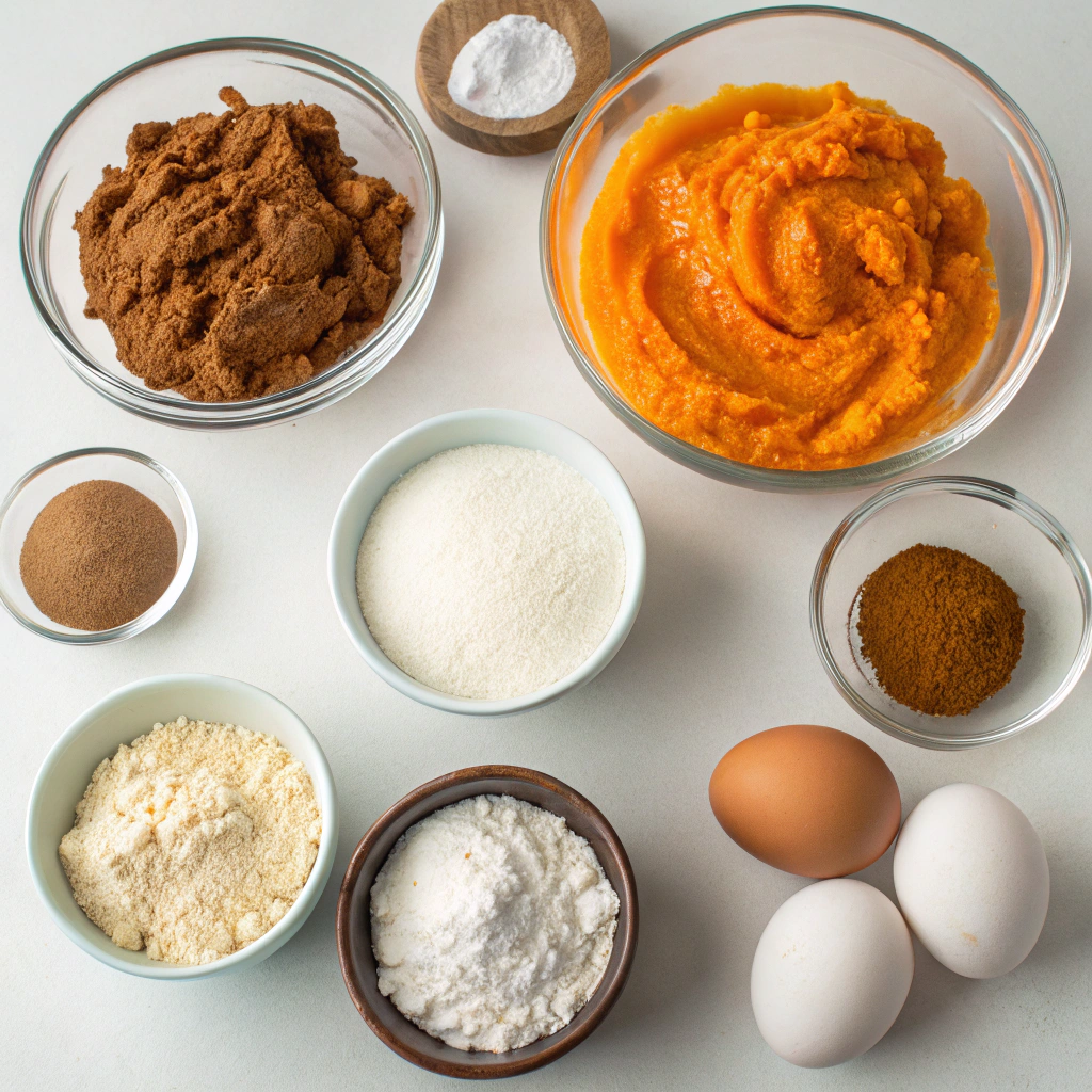 Gluten-Free Pumpkin Donuts ingredients