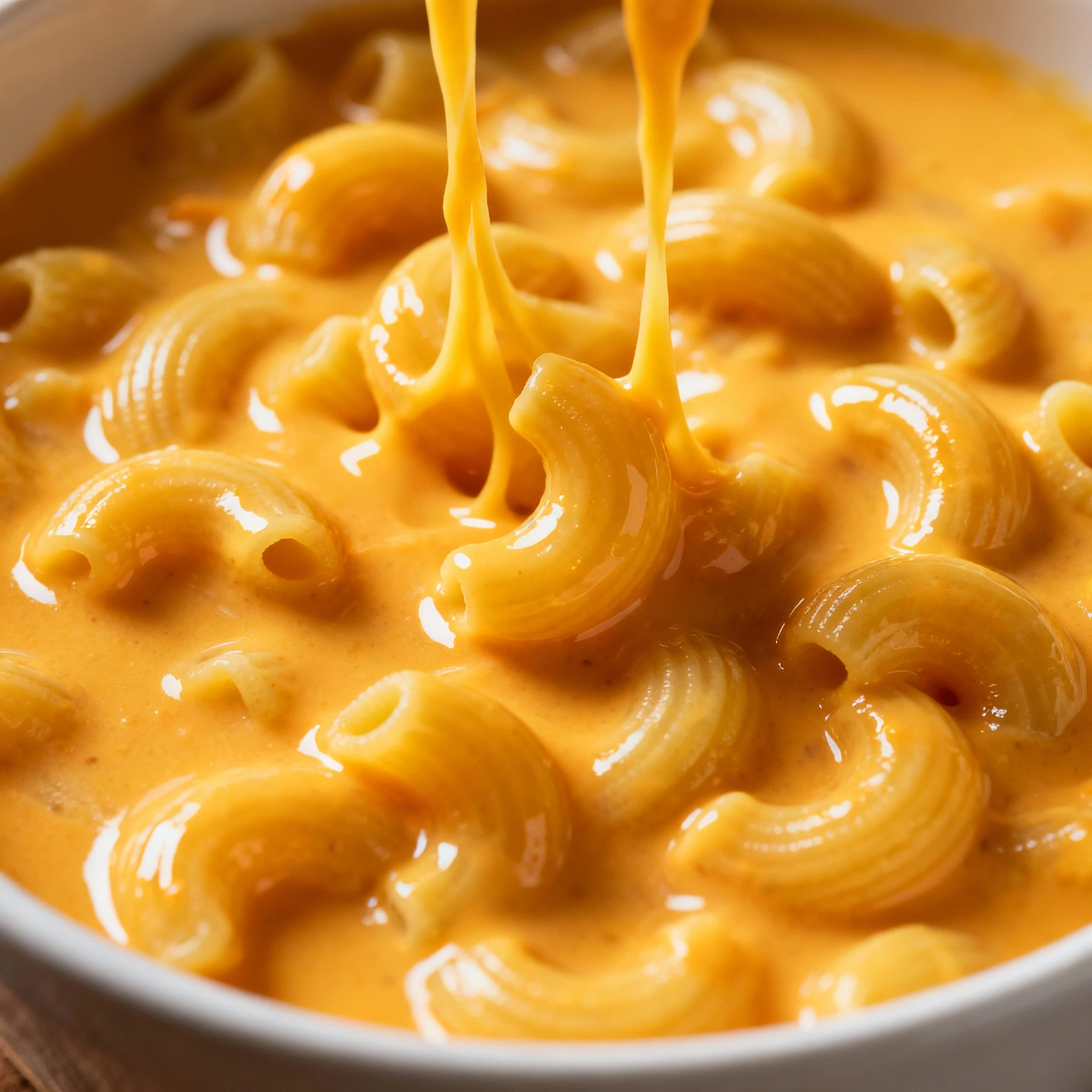 Mac and Cheese Soup finished