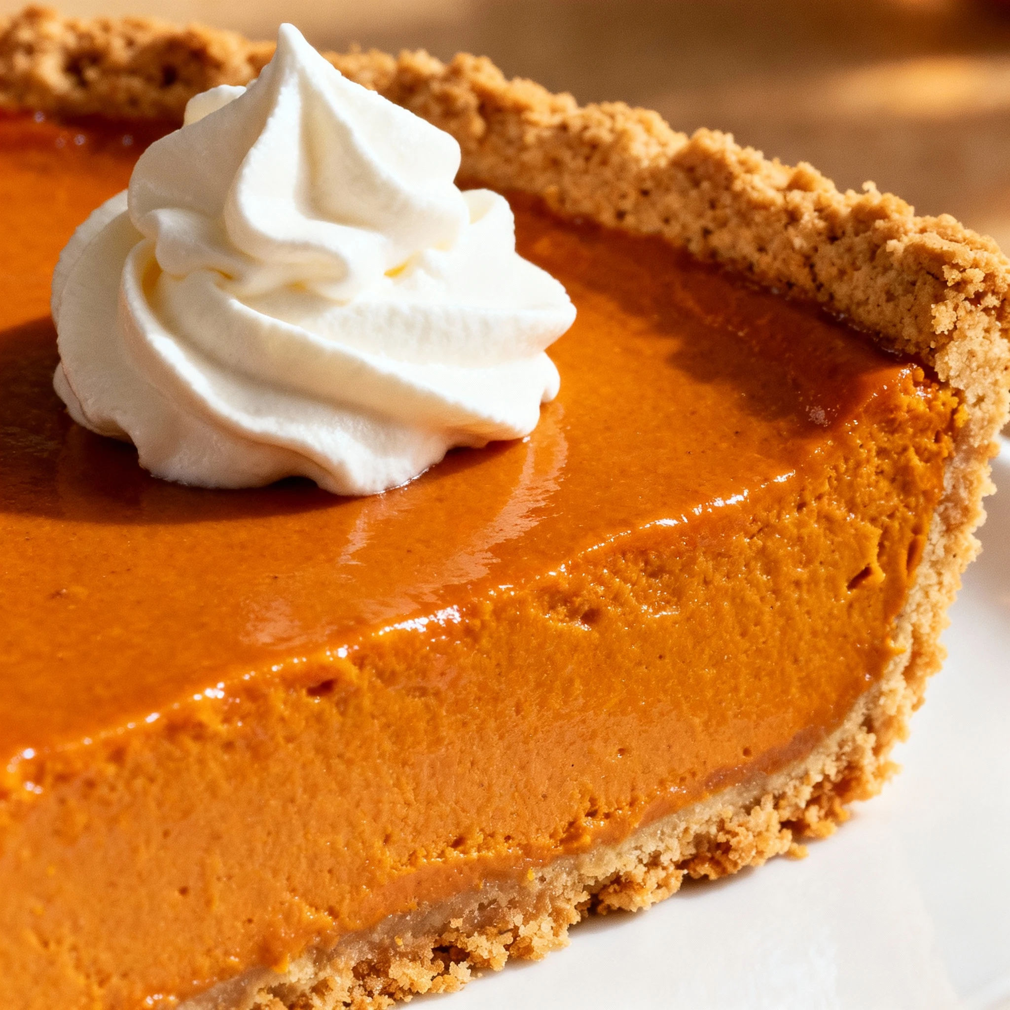 This scrumptious No Bake Pumpkin Pie is a delightful twist on traditional pumpkin pie with the same beloved flavors finished