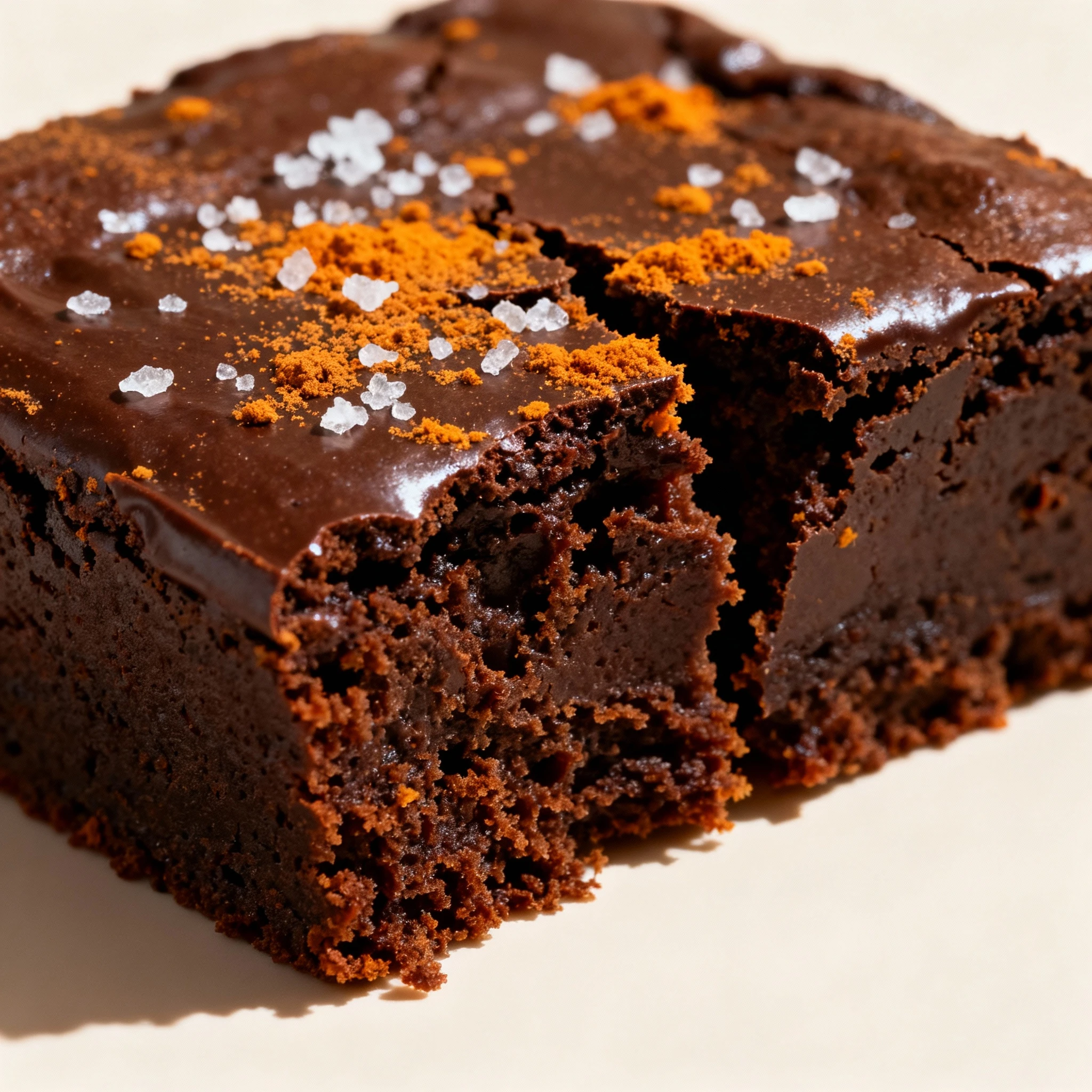 Brownies just got a fall makeover! These Pumpkin Brownies are rich, fudgy and bursting with fall flavor. finished