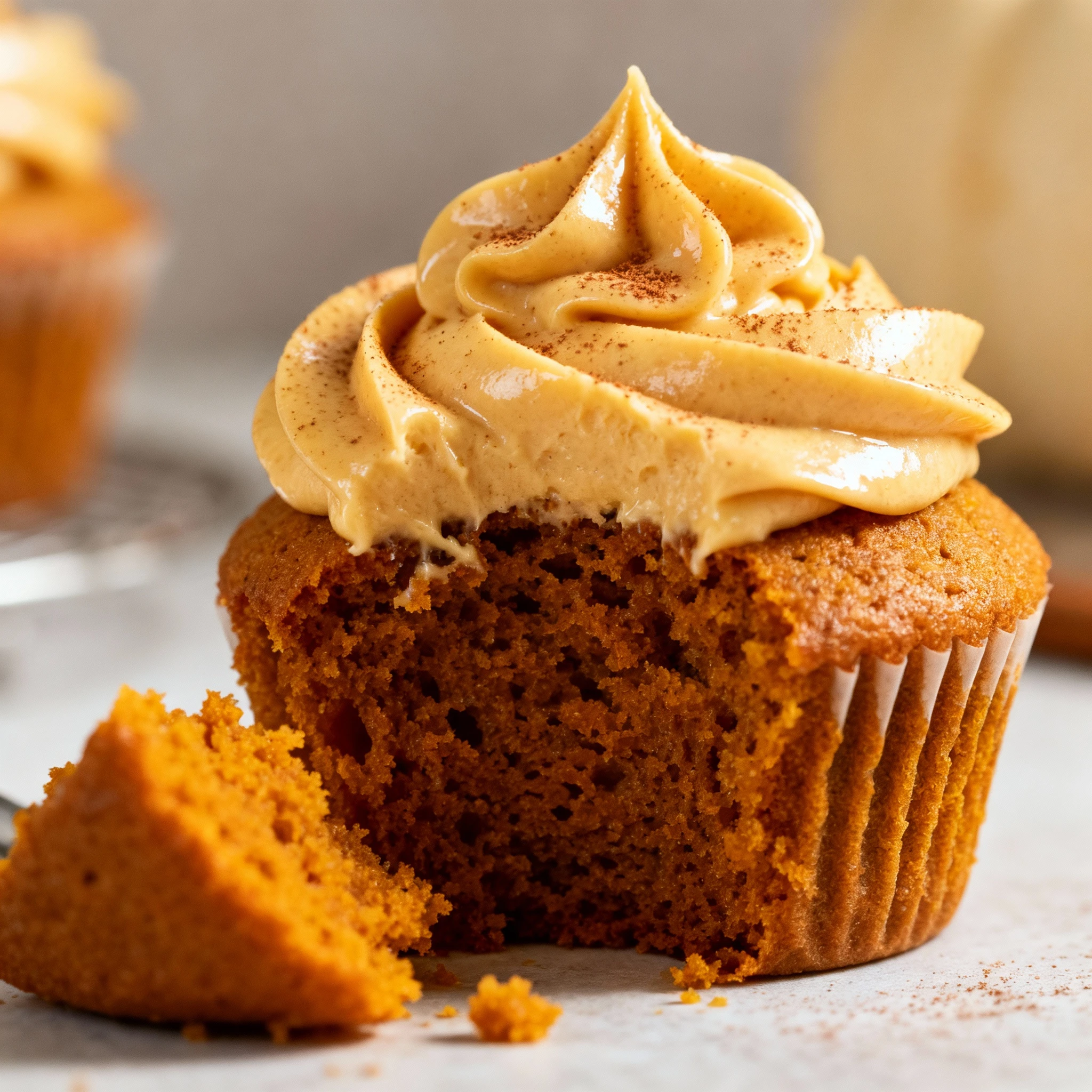 Pumpkin Cupcakes finished