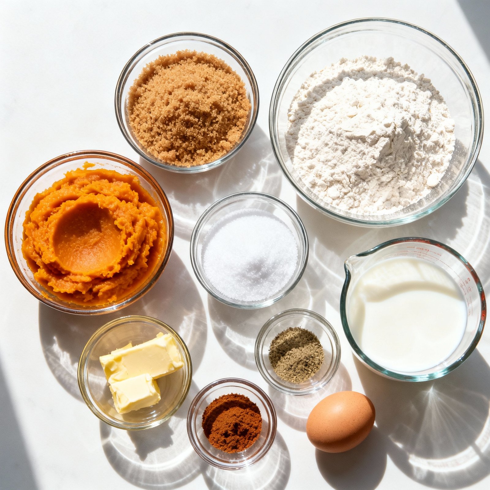 Pumpkin Cupcakes ingredients