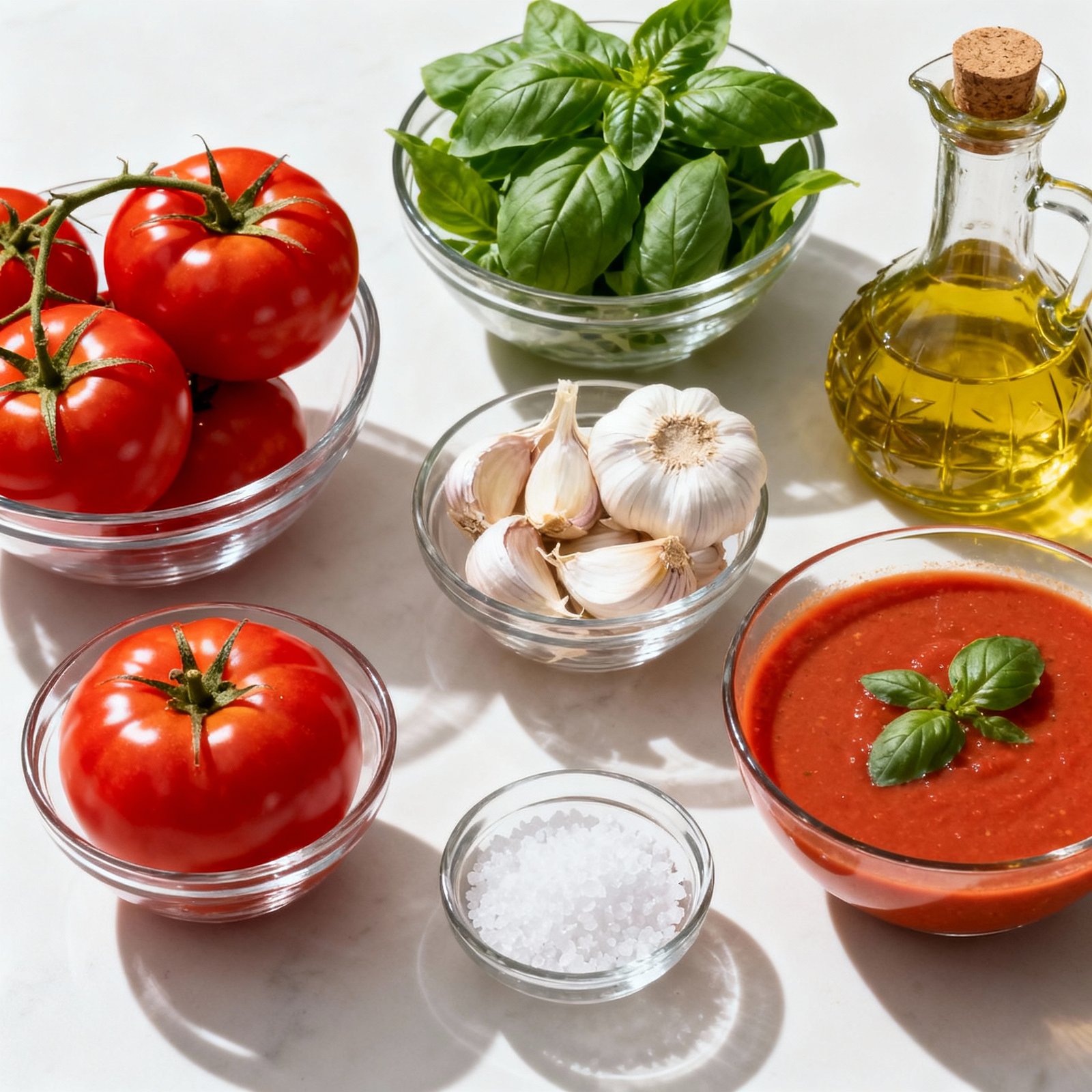 Roasted Tomato Basil Soup ingredients