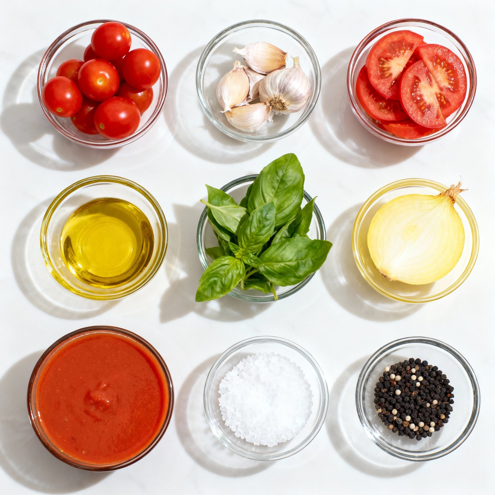 Roasted Tomato Basil Soup ingredients