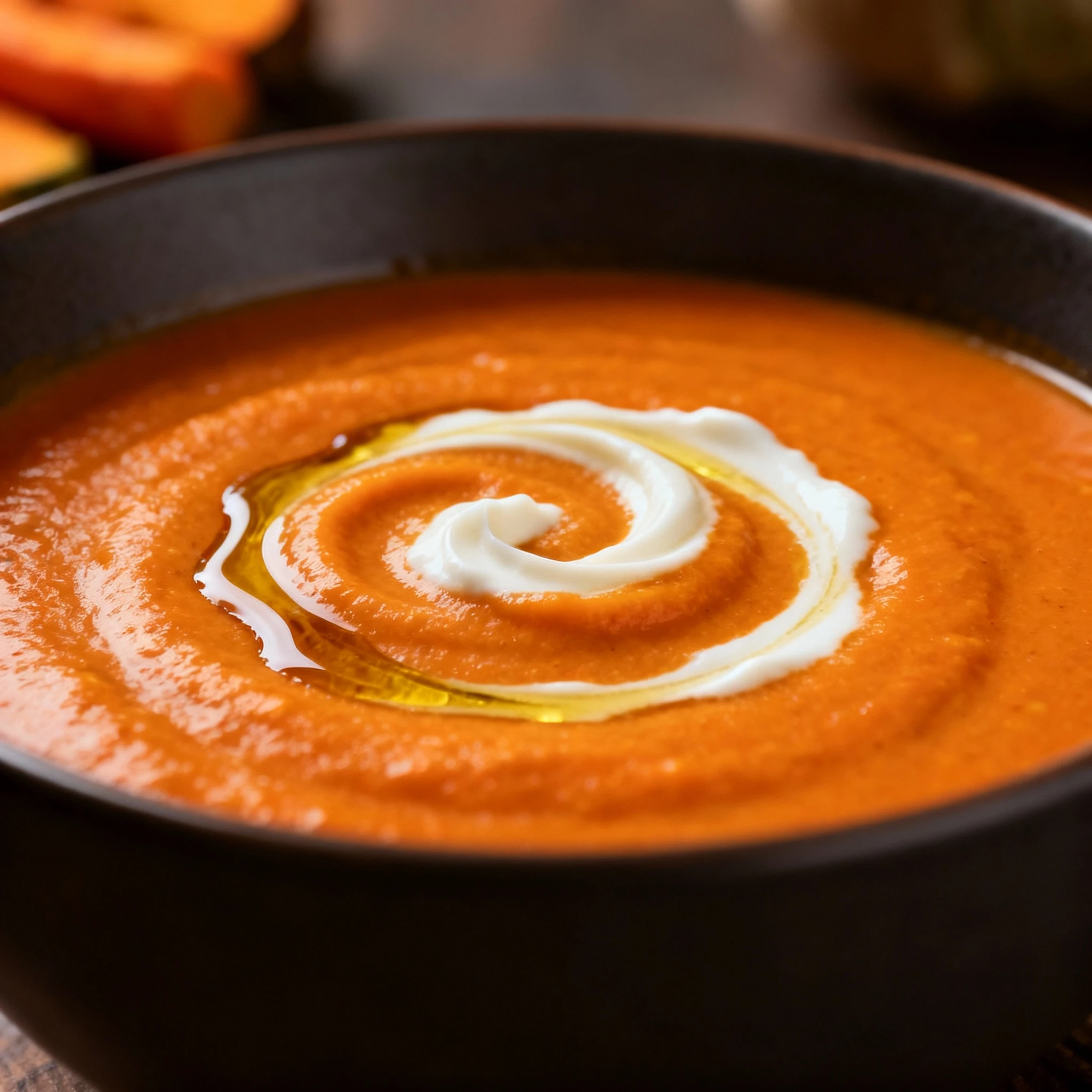 Roasted Vegetable Soup: Smooth and Creamy finished