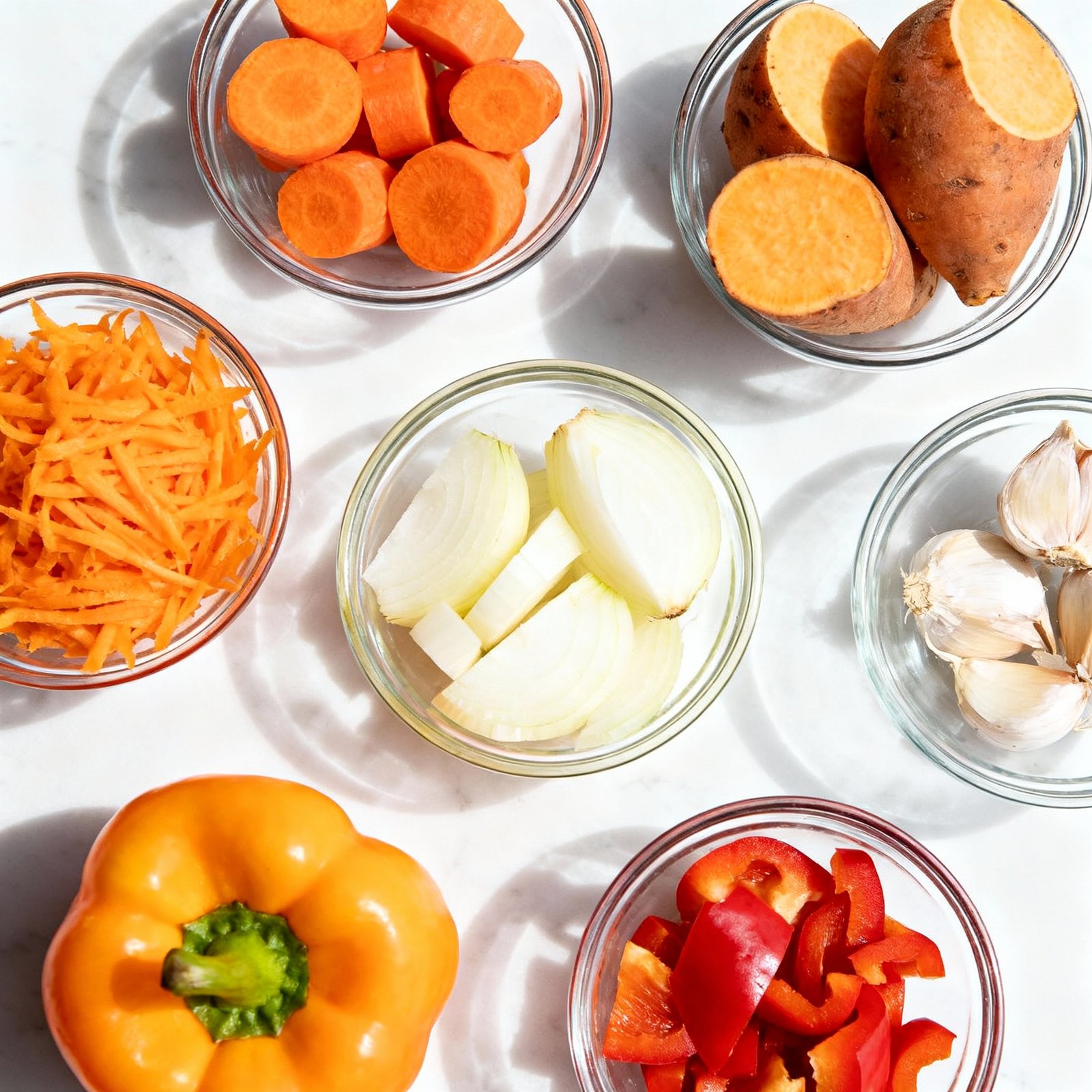 Roasted Vegetable Soup: Smooth and Creamy ingredients