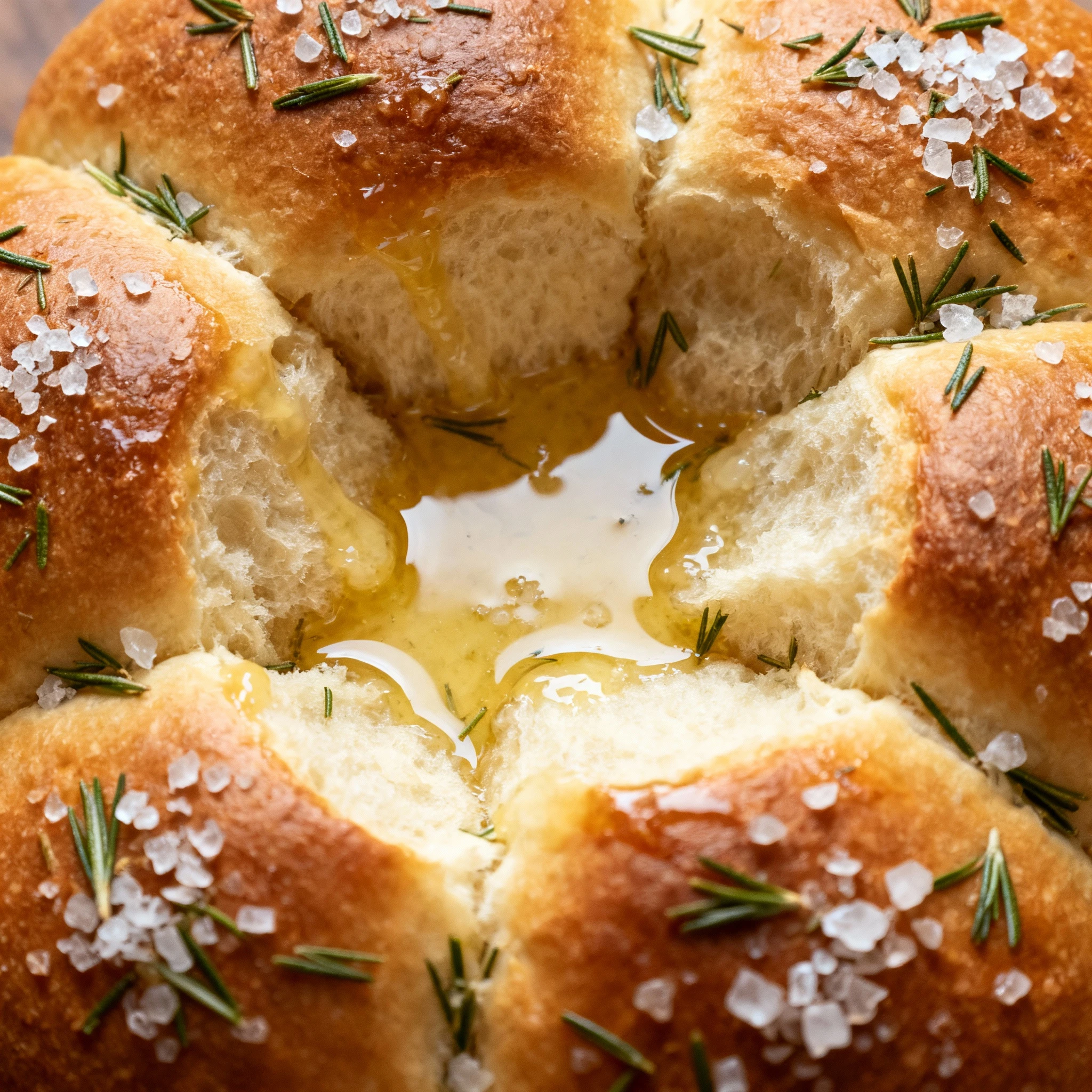 Rosemary Garlic Pull Apart Bread | Sally's Baking Addiction finished