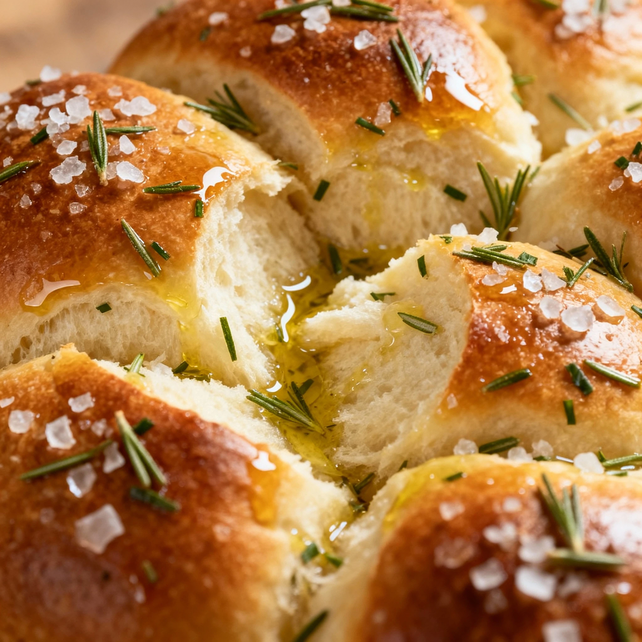 Rosemary Garlic Pull Apart Bread | Sally's Baking Addiction finished