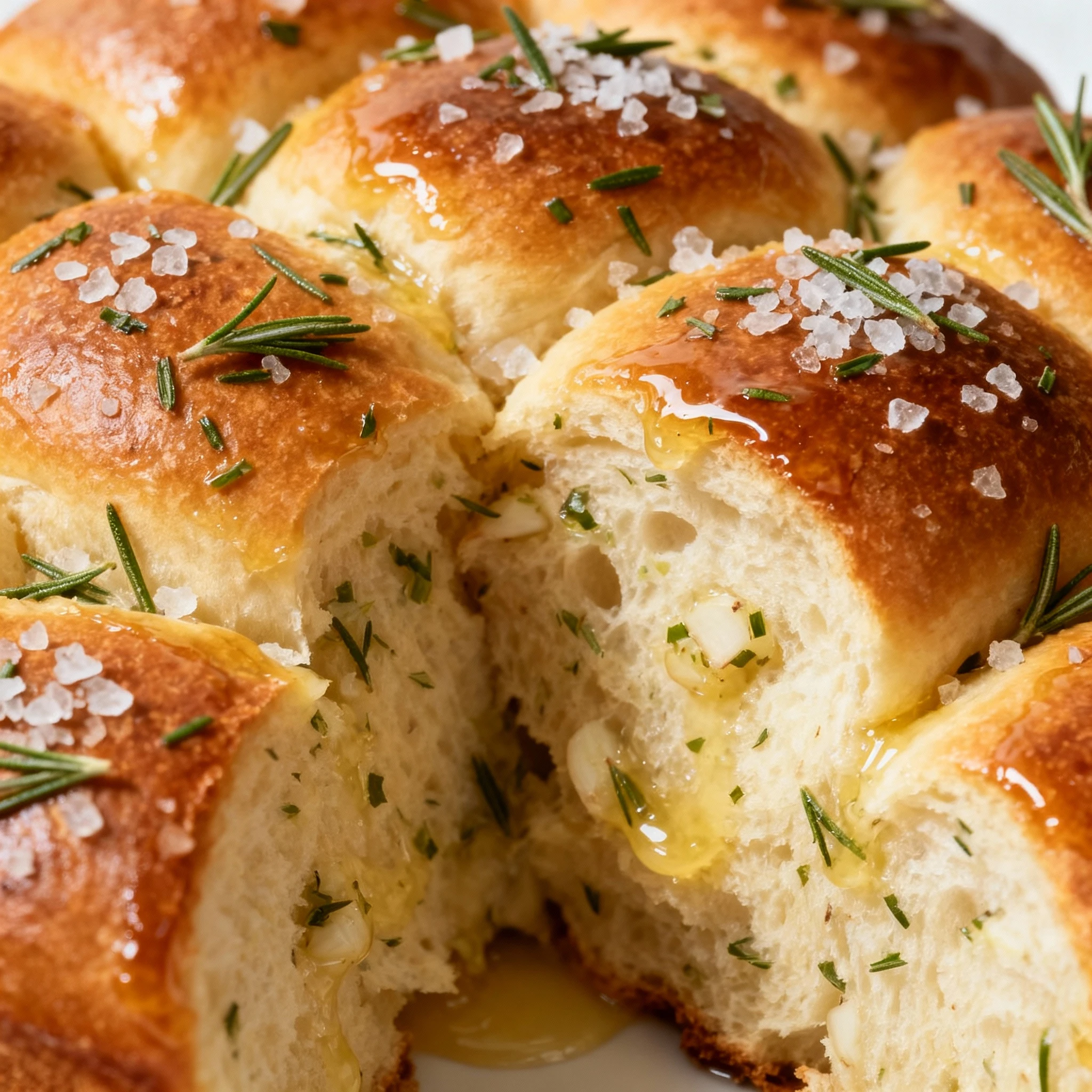 Rosemary Garlic Pull Apart Bread | Sally's Baking Addiction finished