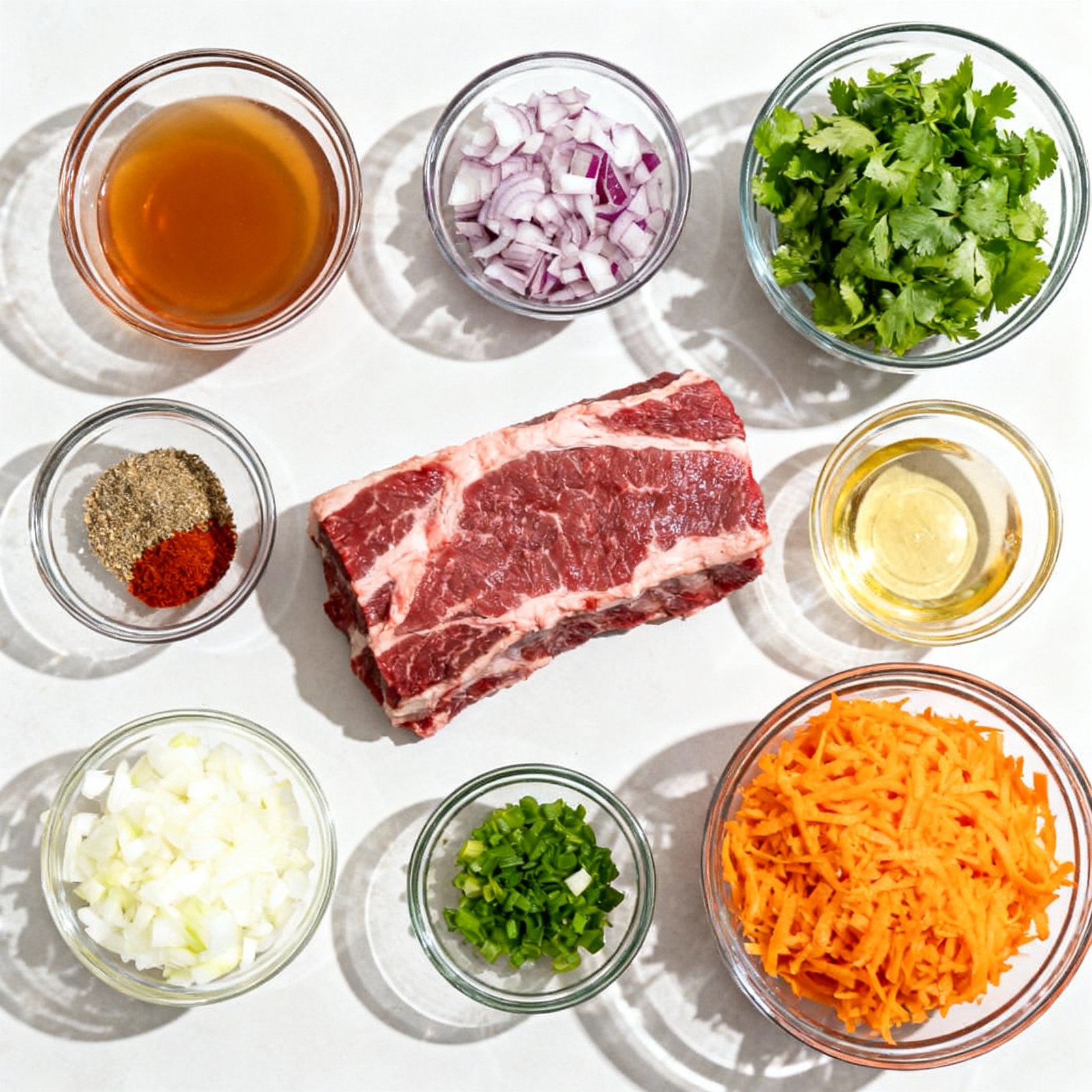 Super Tender Crockpot Beef Short Ribs ingredients