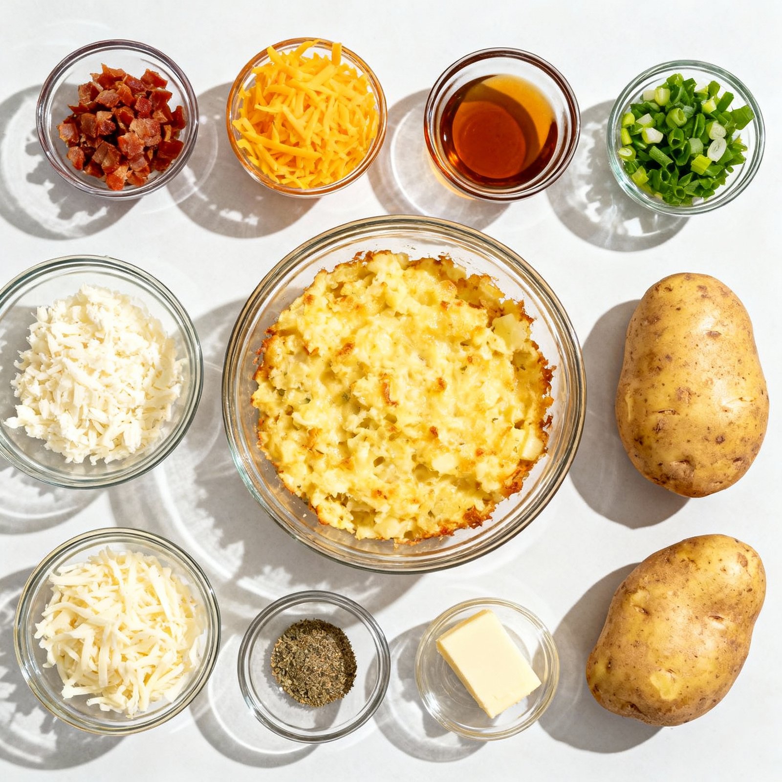 The ultimate side dish for any occasion! Whether its a holiday feast, a potluck, or a cozy family dinner, this Twice Baked Potato Casserole will be the first thing gone! ingredients