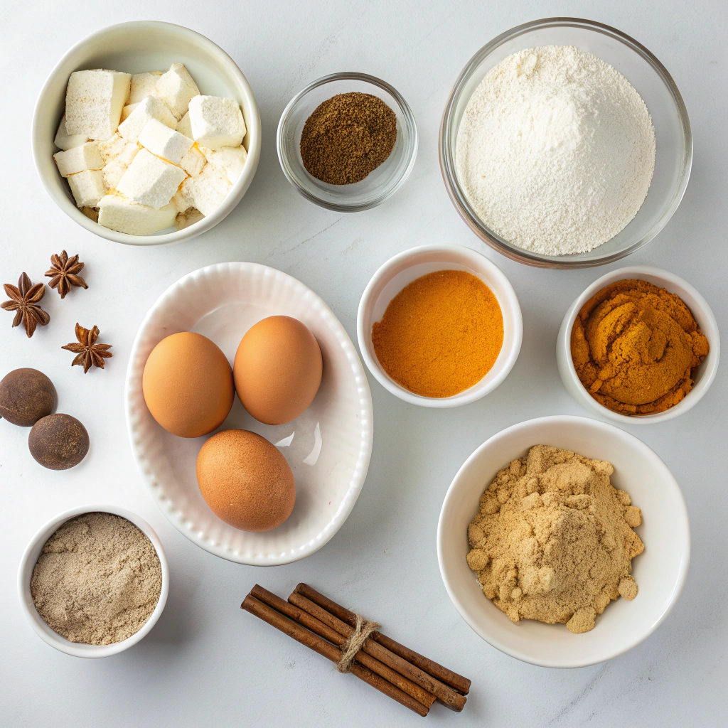 Vanilla Chai Pumpkin Spice Latte Cupcakes [50 Minutes] - Chasety ingredients