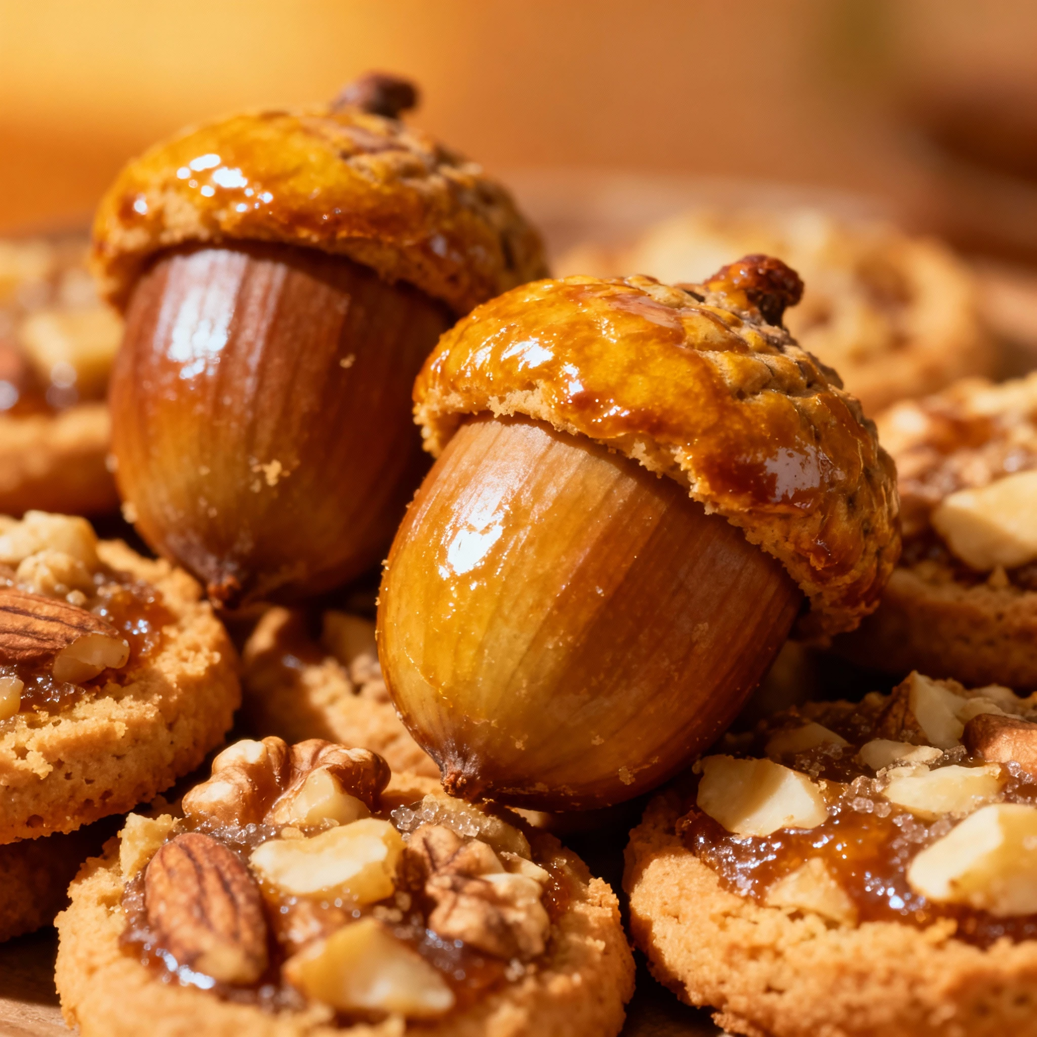 Acorn Cookies are almost too cute to eat and with just three ingredients they come together so quickly finished